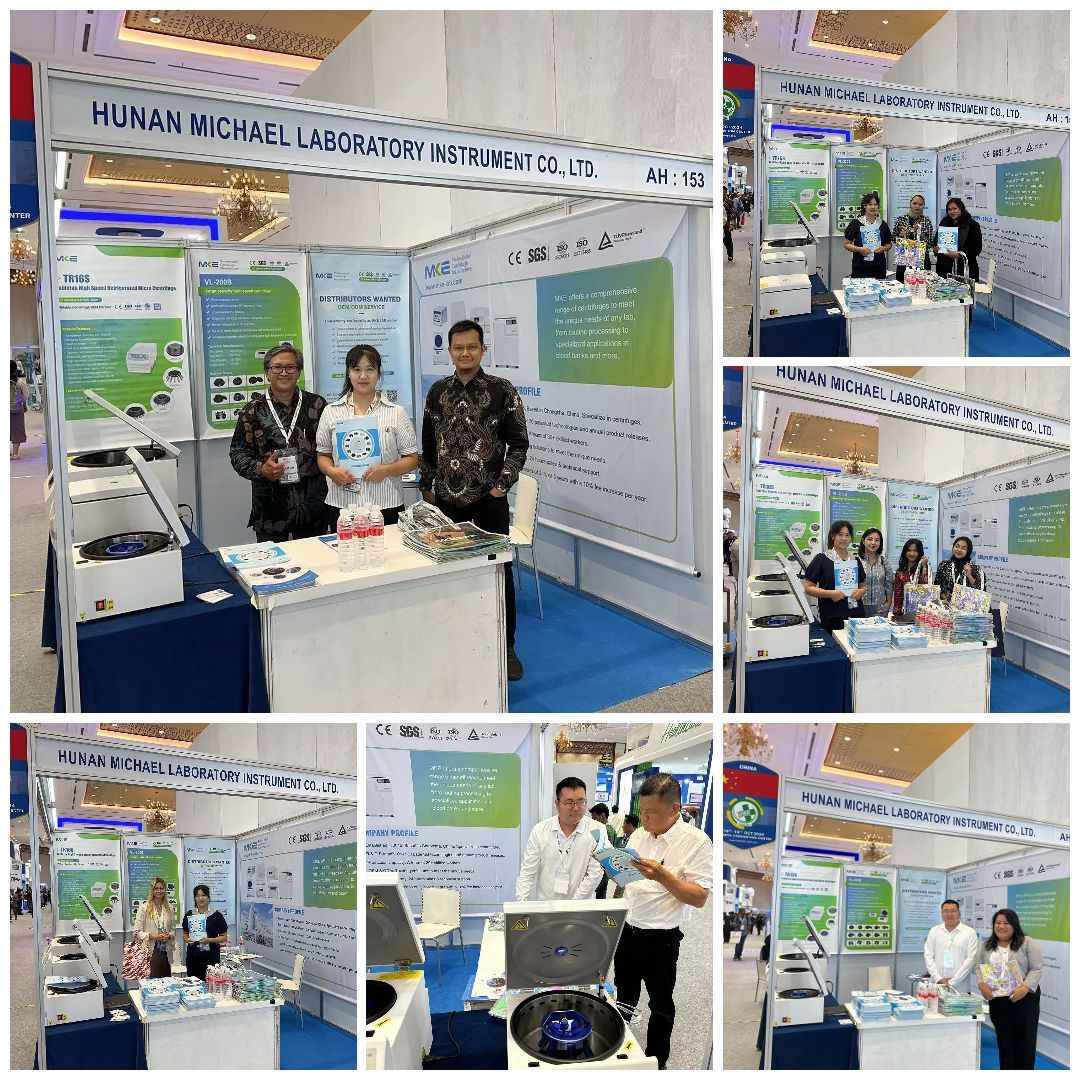 MKE LAB na výstavě Indonesia Hospital Expo 2024: Představení pokročilých řešení odstředivek 2